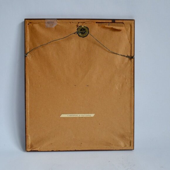 Cecil Golding Cardinal Framed Vintage Print - Picture 4 of 5